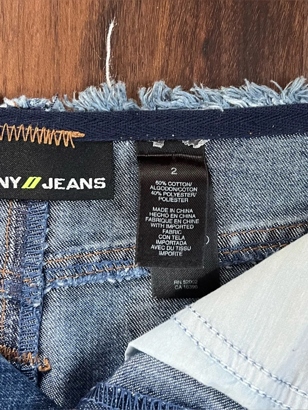 Vintage Y2K/90s DKNY Jeans denim midi skirt